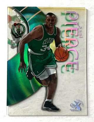Paul Pierce 1998 Ex Century Gorgeous Acetate Rookie 82 Rare - Boston Celtics