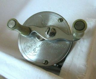 Vintage J.  C.  Higgins 300 Model 53728810 Casting Reel Made In The Usa - Great Con