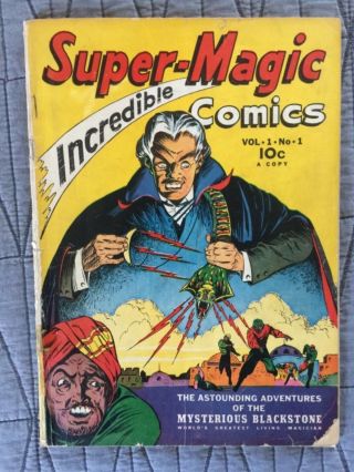 Rare 1941 Golden Age - Magic Comics 1 Complete