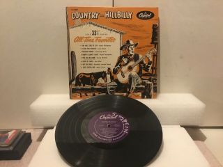 Rare Rockabilly Country And Hillbilly Lp Capitol H - 9107 Ramblin Jimmie Dolan