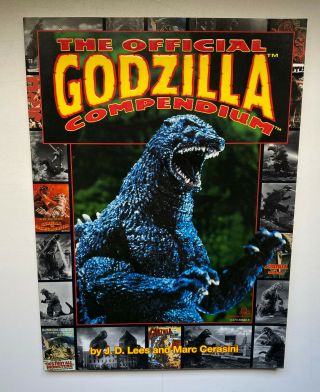 The Official Godzilla Compendium By Jd Lees & Marc Cerasini Rare & Out Of Print