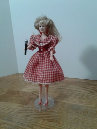 Dolly Parton Doll By Goldberger Red Plaid Dress 1996
