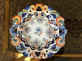 Good Antique French Faience Hand Painted Plate.