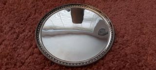 An Antique Silver Plated Serving Tray With A Mirror Finish.  J.  Dixon.  Circa.  1879.