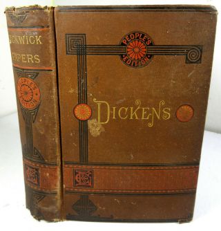 Antique 1881 Charles Dickens Posthumous Papers Of The Pickwick Club People 