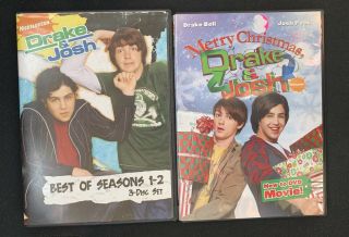 Best Of Drake And Josh Seasons 1 - 2 Dvd 3 - Disc Set,  Merry Christmas Oop Rare