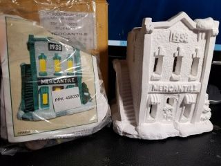 Accents Unlimited Wee Crafts Christmas Village Mercantile - Extremely Rare & Htf