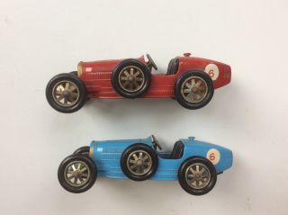 2 X Matchbox Lesney Models Of Yesteryear Y6 1926 Type 35 Bugatti Blue & Red