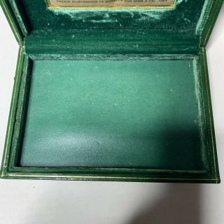 Very Rare Vintage LeCoultre Watch Box Green 3