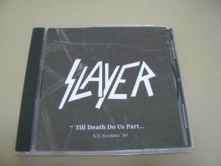 Slayer - Till Death Do Us Apart - Us Session 84 Ultra Rare Promo Cd