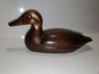 Antique/vintage Wooden Duck Decoy Hand Carved Mallard