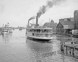 Photograph Of Port Huron Michigan Steamship Hiawatha Year 1905c 8x10