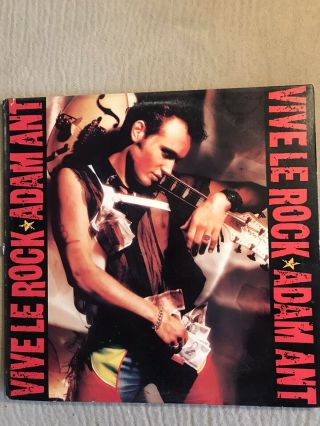 Adam Ant Vive Le Rock Lp Vinyl Record Wave Pop Rock Rare