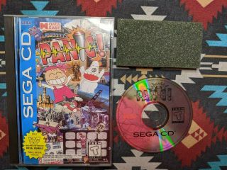 Panic Sega Cd Complete Rare And