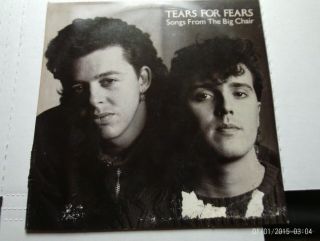 Tears For Fears Songs From The Big Chair Lp,  Rare Record Club R - 143666 Nm -