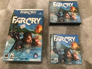 Far Cry 1 Big Box Pc 2004 Rare Vintage Computer Game Ubisoft
