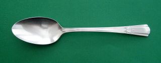 Vintage Table / Serving Spoon,  Wm.  Rogers Mfg.  Co.  Extra Plate,  1939 " Sovereign "