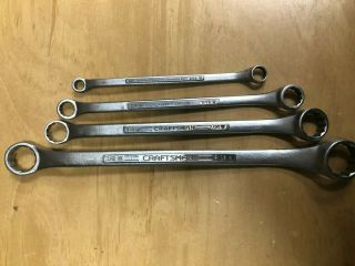 Rare Vintage Craftsman British Whitworth Box End Wrench Set =v= Forged In Usa