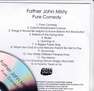 FATHER JOHN MISTY PURE COMEDY RARE 13 TRACK PROMO CD 2