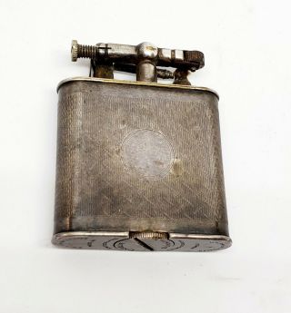 Vintage Rare 1920s Dunhill Unique Liftarm Lighter Engine Turned Parts