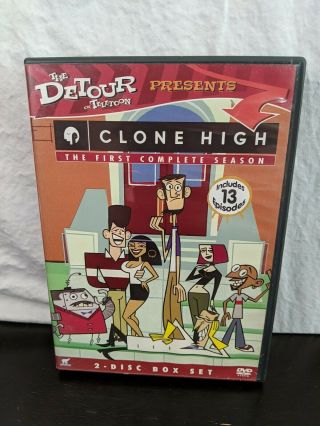 Clone High: Complete 1st Season Dvd 2007 2 - Disc Set Very Rare Htf Oop Region 1