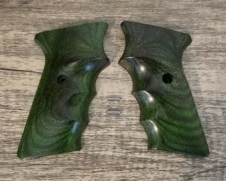 Smart Parts Wood Grips - Automag - Paintball - Rare