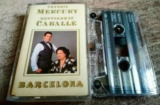 Freddie Mercury Montserrat Caballe Barcelona Rare Cassette Tape Album Fast Post