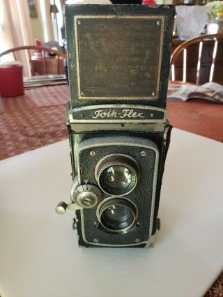 Rare Foth - Flex Ii Camera With F/3.  5 Lens