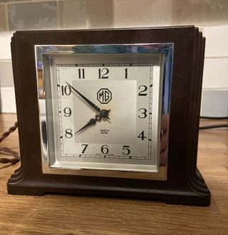 1940’s Rare Smiths Electric Mg Motors Bakelite Clock