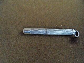 Vintage Solid Silver Extending Toothpick By William H Manton,  Birmingham 1990