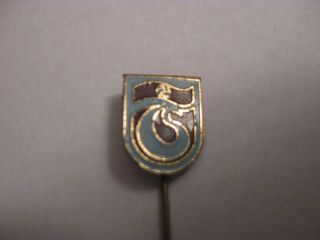 Rare Old Trabzonspor Turkish Football Club (1) Enamel Stick Pin Badge