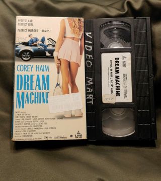 Dream Machine Vhs Casette Starring Corey Haim Rare 90s Cult Classic