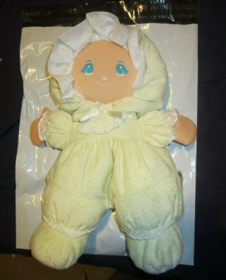 Little Darlin’s Soft Baby Doll Well - Made Toys Ultra - Plush - Hard To Find Yellow