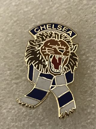 Very Collectible Rare & Old Chelsea Supporter Enamel Badge - Wear With Pride
