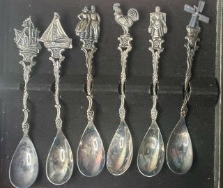 Antique Dutch Silver Spoon Set