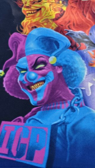 HUGE 60x50 ICP Insane Clown Posse Jokers Cards Fleece Blanket 2010 RARE 2