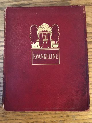 Evangeline,  A Tale Of Acadie,  By Henry W.  Longfellow,  Rare Antique Vintage 1904