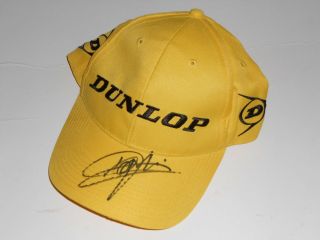 Fabrizio Giovanardi Hand Signed Official Dunlop Podium Cap Very Rare 2.