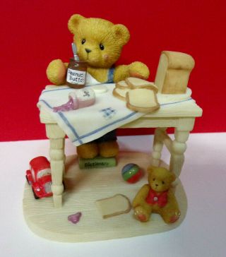 Cherished Teddies YOU ' RE THE BEST THING SINCE SLICED BREAD Fred Figruine 2