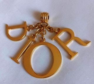 Rare Vintage Authentic Christian Dior Necklace Pendant (no Chain)