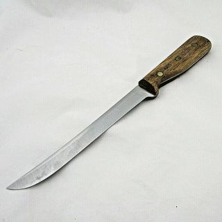 Chicago Cutlery 66s 8 " Blade Carving Slicing 13 " Knife Wood Handle - B