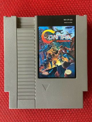 Contra Force Nes (cartridge Only) (rare)