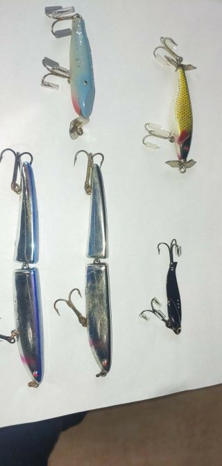 Vintage Fishing Lures Heddon Creek Chub Zara Gossa Streeker Pikie