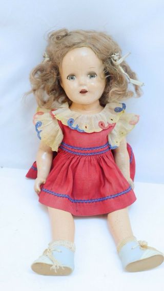 Antique Baby Doll Ideal 18 ",  Shirley Temple???