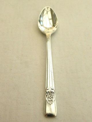 Art Deco Sheffield Silver Plated Floral Patterned Tea Spoon 1480553/558