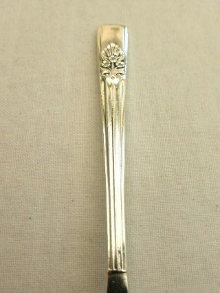 ART DECO SHEFFIELD SILVER PLATED FLORAL PATTERNED TEA SPOON 1480553/558 2