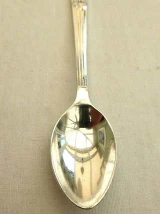 ART DECO SHEFFIELD SILVER PLATED FLORAL PATTERNED TEA SPOON 1480553/558 3
