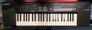 Vintage Casio Sk - 2100 Stereo Sampling Keyboard Rare,
