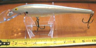Bagley Db - 08 Musky Wood Fishing Lure Crank Bait Silver Foil Shad