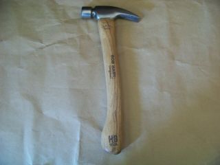 Rare Hart Forged Titanium Hammer 11oz Finish Curved Hickory Handle